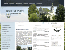 Tablet Screenshot of bohuslavice.eu